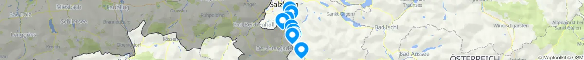 Map view for Pharmacies emergency services nearby Adnet (Hallein, Salzburg)